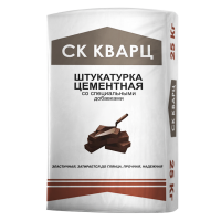 штукатурка цементная (ручного нанесения) 25 кг кварц Руза купить