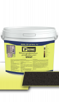 цветная декоративная затирка prime grout, темно-серая, 6 кг prime Руза купить