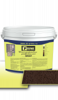 цветная декоративная затирка prime grout, коричневая, 6 кг prime Руза купить