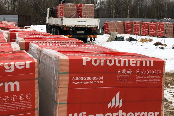 Блок керамический Forati М-35 поризованный Porotherm/ Wienerberger в Рузе по низкой цене