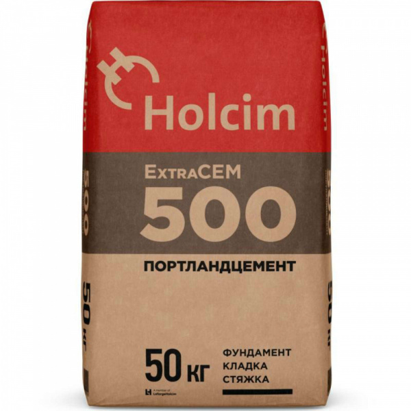 Цемент Holcim ExtraCEM 500 Портландцемент II/А-И 42,5 Б, 50кг в Рузе по низкой цене